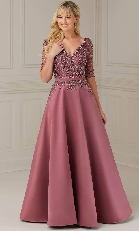 Sports Vitality Style Christina Wu Elegance 17103 - Beaded Bodice A-Line Evening Dress