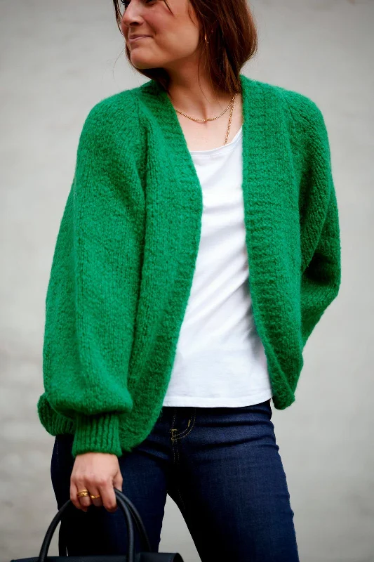 Goddess Style Noella - Fora Knit Cardigan - Green