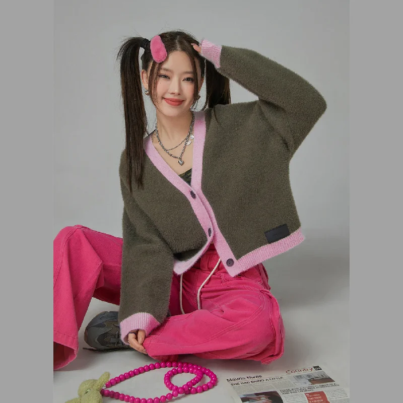Cozy Look I Dream In Color V-Neck Knit Cardigan