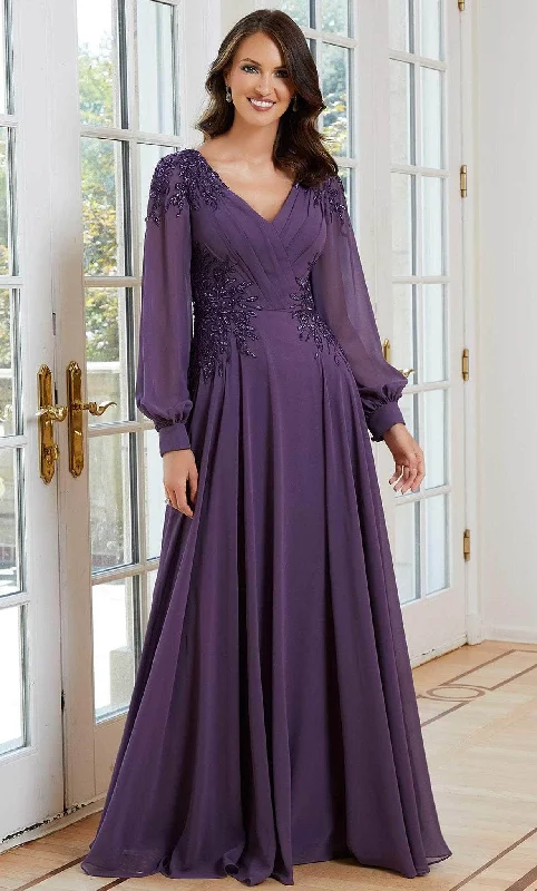 Free and comfortable MGNY By Mori Lee 72717 - Bishop Sleeved Formal Dress