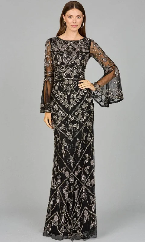 Elegant Style Lara Dresses 29088 - Bell Sleeve Evening Dress