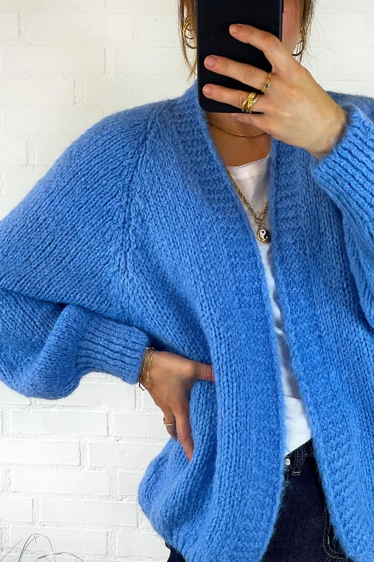 European Plan Noella - Fora Knit Cardigan - Blue