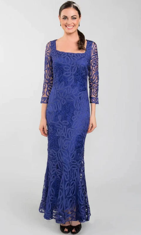 Single-shoulder Neck Design Soulmates D9121 - Embroidered Dress