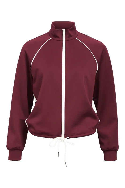 Soft Clothing Object - Objcassidy L/S Re Cardigan Aw Fair 24 - 4750868 Cabernet White