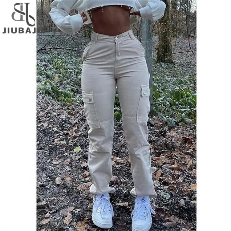 Urban Fashion Elastic Sexy Skinny Straight Pants for Women Casual High Waist Jeans Woman Cargo Denim Pants Urban Fashion Elastic Sexy Skinny Straight Pants for Women Casual High Waist Jeans Woman Cargo Denim Pants