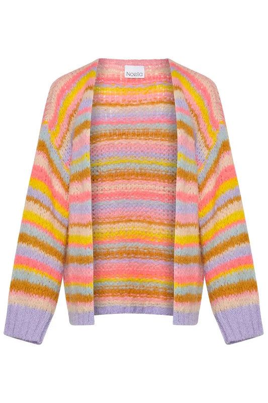 Fashion Classic Pool Knit Cardigan - Multi Mix