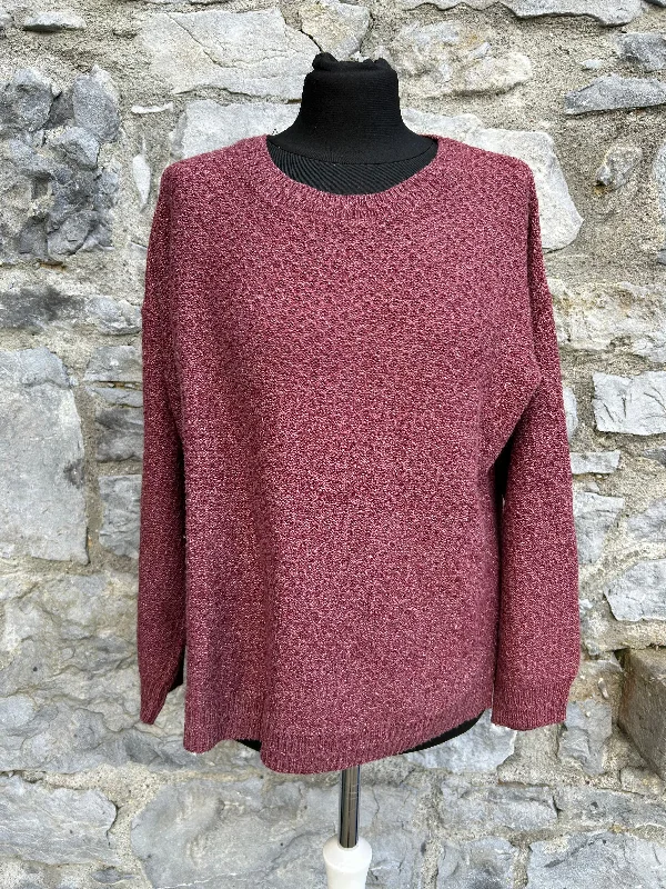 Street Fashion Maroon jumper uk 14