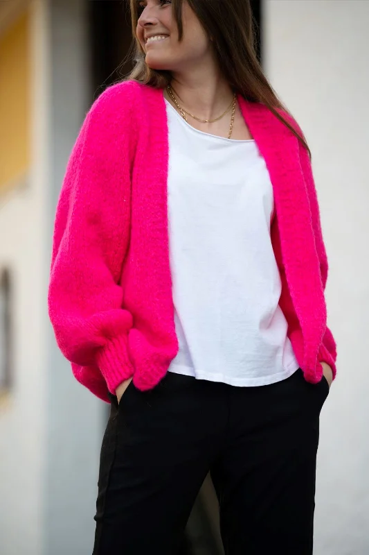 High-end Fashion Noella - Fora Knit Cardigan - Poppy Pink