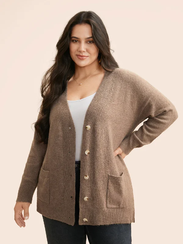 Casual Comfort Airy Cozy V Neck Cardigan