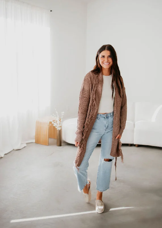 Nightclub Style Barry Cable Knit Cardigan