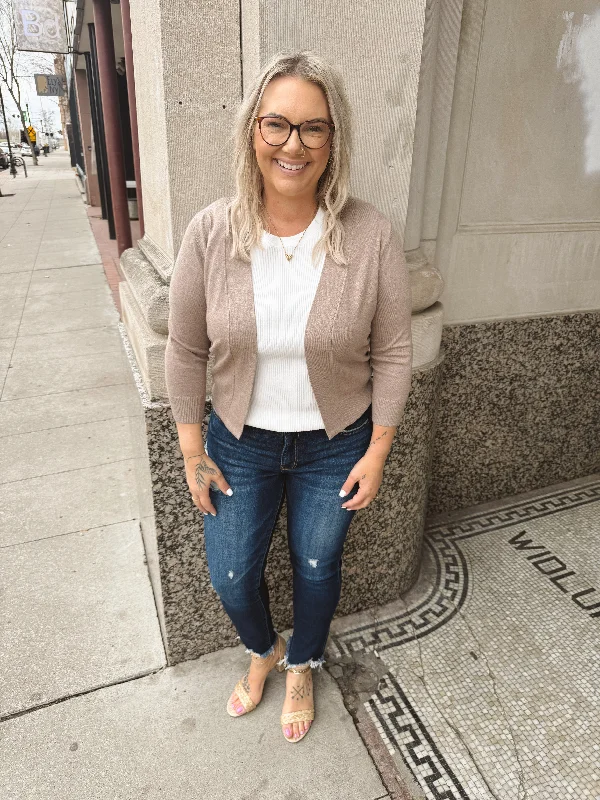 Classic Series Bolero Tan Cardigan