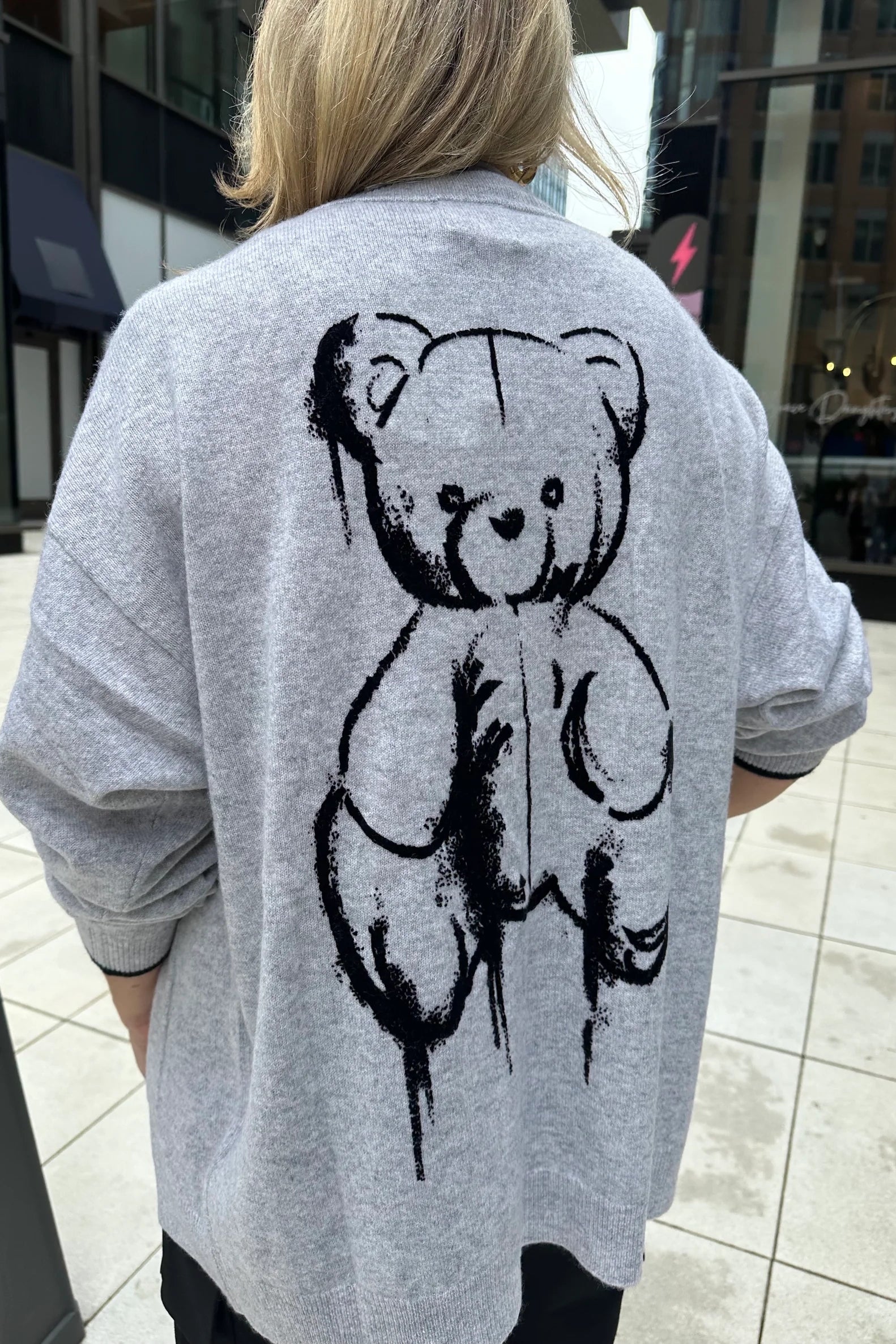 Design sense Brodie Cashmere Teddy Bear Cardigan