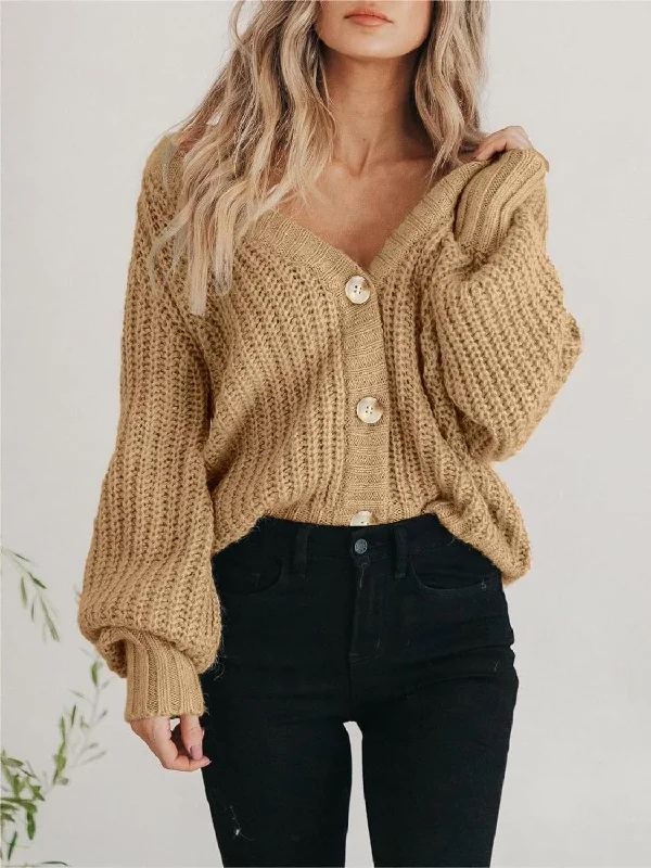 Trendy Casuals Button Up Long Sleeve Cardigan
