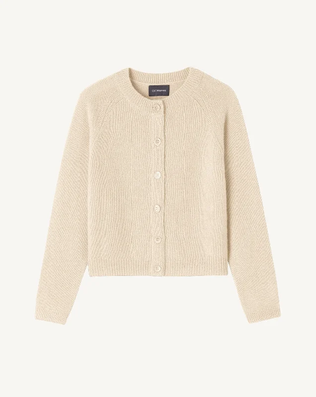 Cozy Outerwear Raglan-sleeved cardigan