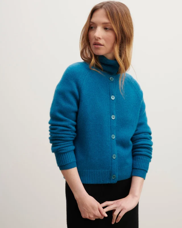 Renaissance Style Raglan-sleeved cardigan