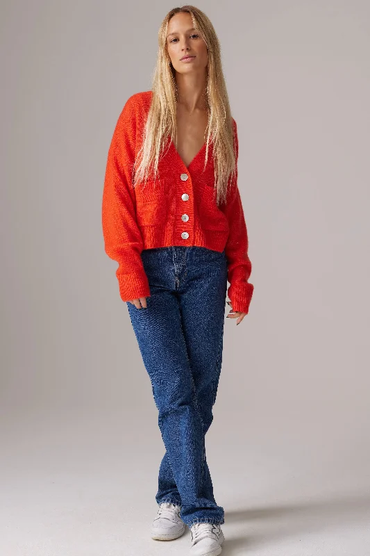Comfortable and simple Colorush Amara Lolas Cropped Cardi