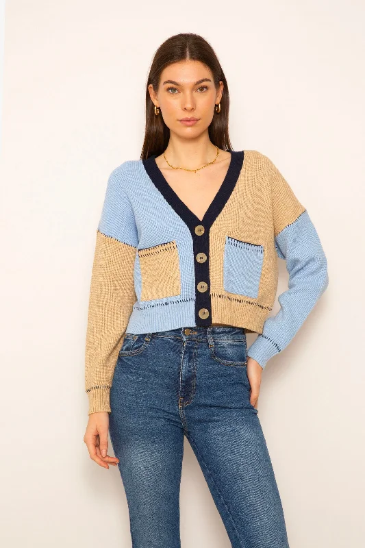 Moisture wicking CPW Casey Colorblock Cardigan