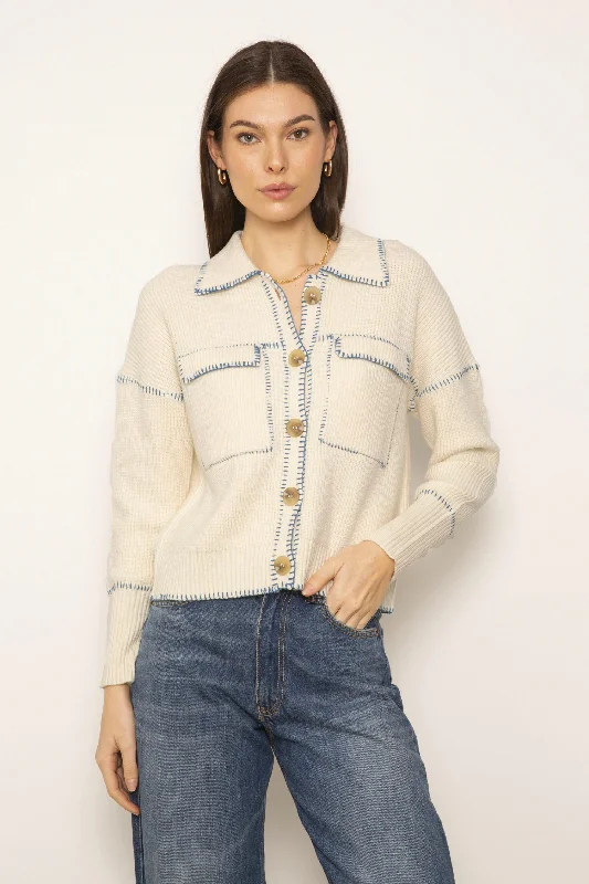 Hooded design CPW Casey Whipstitch Sweater