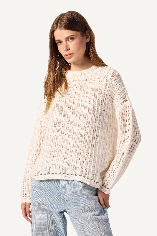 Affordable selection GARDNER OPEN KNIT SWEATER  | GARDENIA