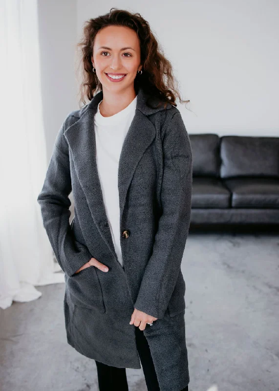Playful Style Kellan Textured Coatigan