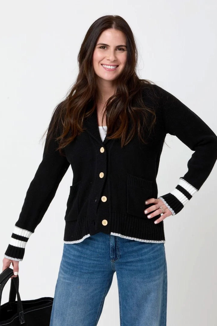 High-end atmosphere Kerri Rosenthal Drippy Heart Cardigan