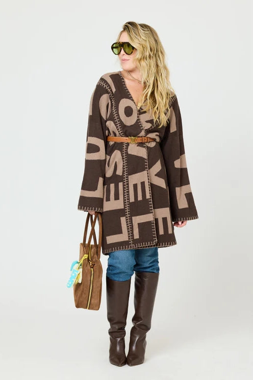 Free and comfortable Kerri Rosenthal Love Lesson Blankie Cardigan