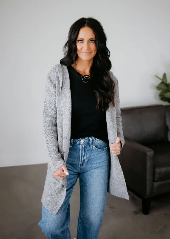 Thin Design Livy Hooded Cardigan