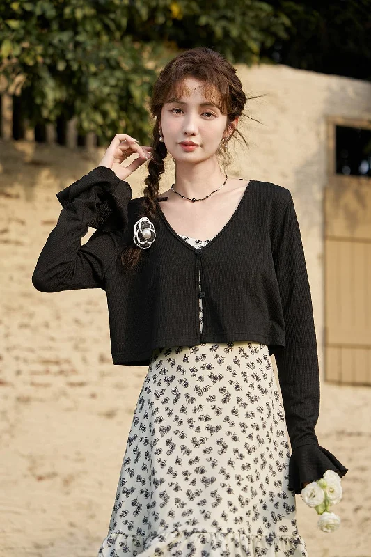 Relaxed Fashion Women's Black Cardigans