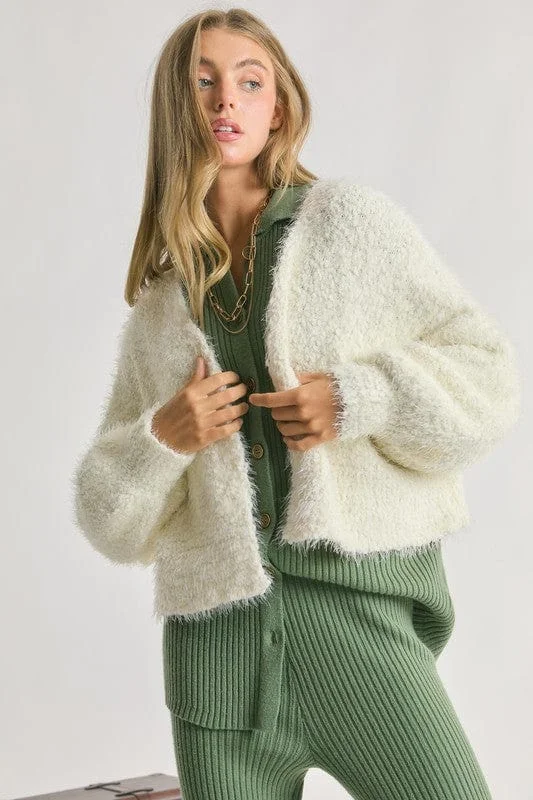 Casual Street Solid V Neck Cardigan  *Online Only*