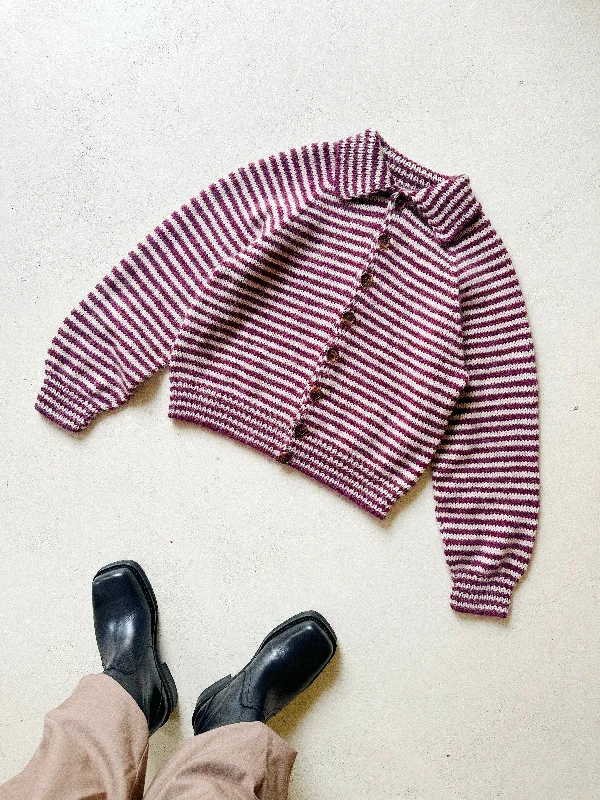 Street Sports Style Stripe Overload Cardi