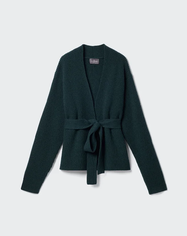 Sports Vitality Style Belted cosy jacket