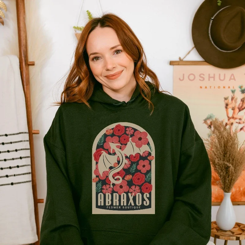 Designer Style Abraxos Flower Boutique Hoodie