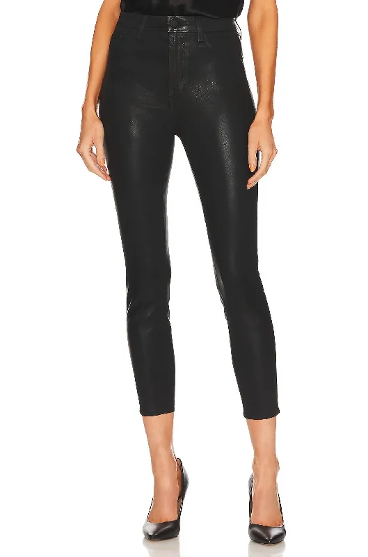 Fashion Selection Akira Ultra High Rise Skinny Jean In Noir Coated