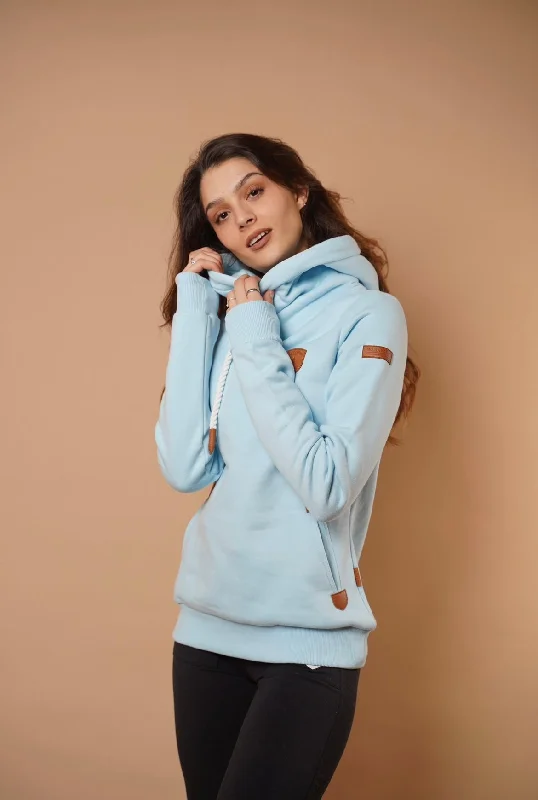 Comfortable And Casual Artemis Sky Hoodie