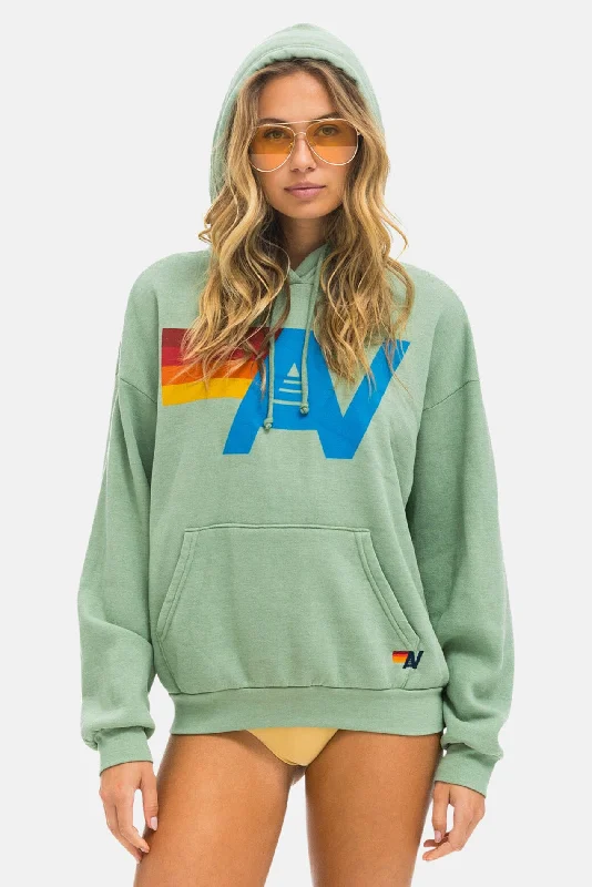 Logo Pullover Relaxed Hoodie Sage