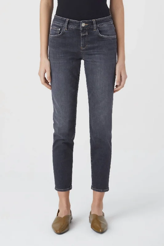 Sweet Style Baker Jean In Dark Grey