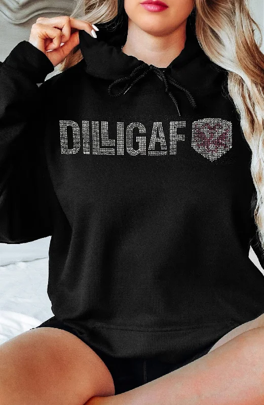 Fashionable Prints Bedazzled Alpha Hoodie