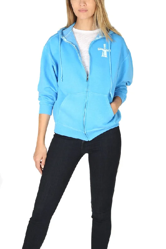 Dressing Tips Been Here Forever Hoodie Sky