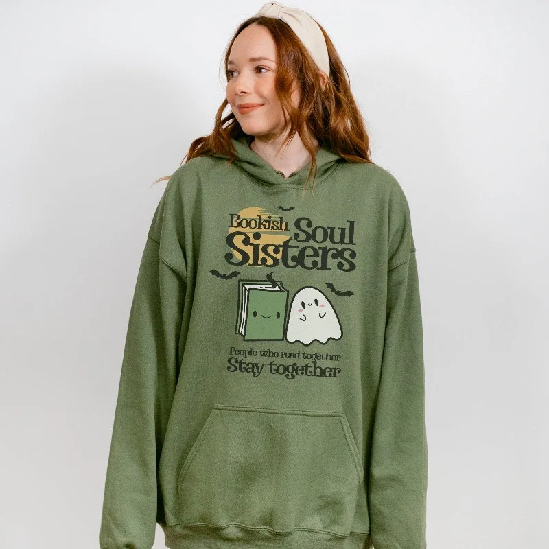 High-quality Fabrics Bookish Soul Sisters Hoodie