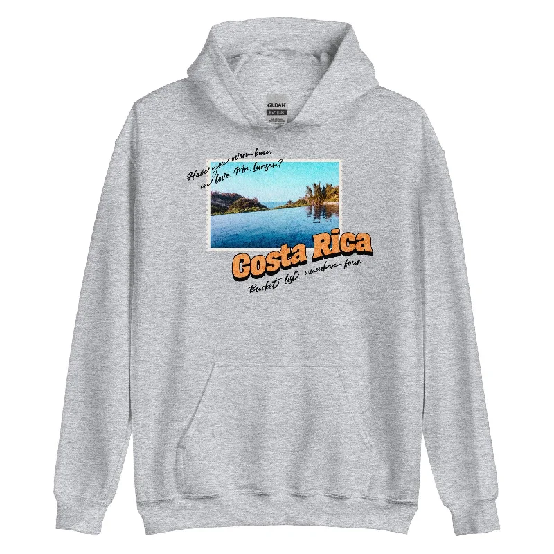 Loose Fit Costa Rica Bucket List Number Four Hoodie