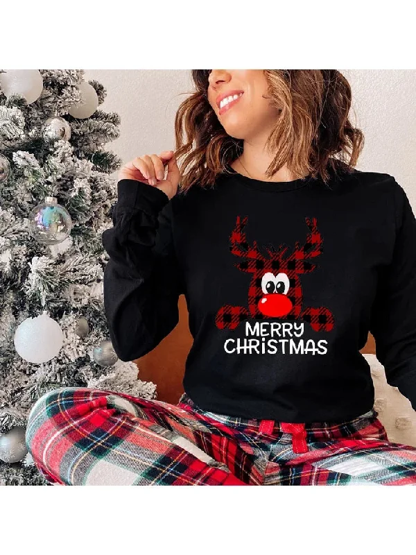 Cool Style Buffalo Plaid Trees Christmas Hoodie