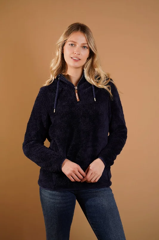 Soft And Comfortable Cara Supersoft Sherpa in Navy