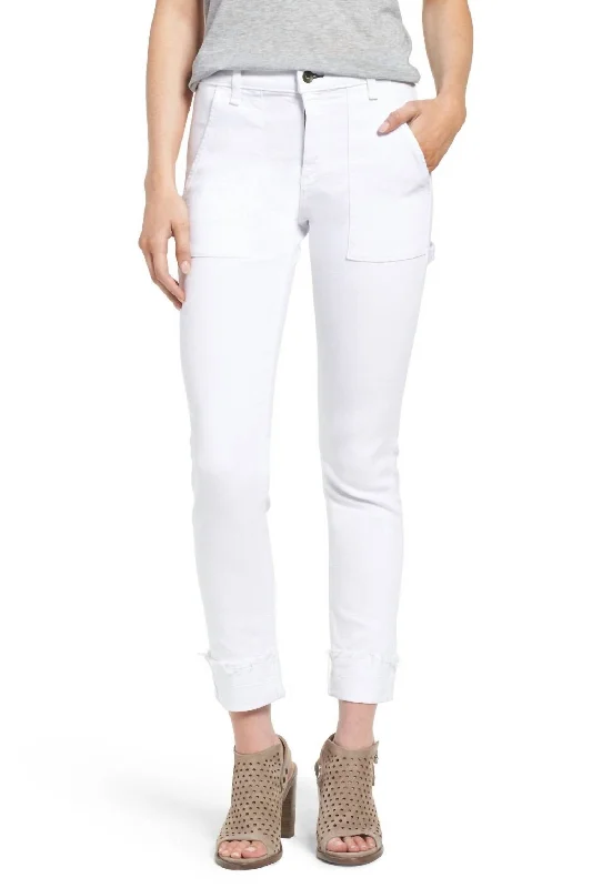 Classic Series Carpenter Skinny Jean In White