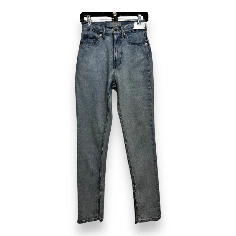 Smart Casuals Cheeky split hem Jean organic cotton Jeans Straight By Everlane In Denim, Size: 4