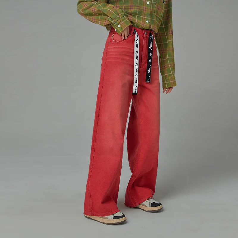 Renaissance Style Love The Spotlight Straight Denim Jeans