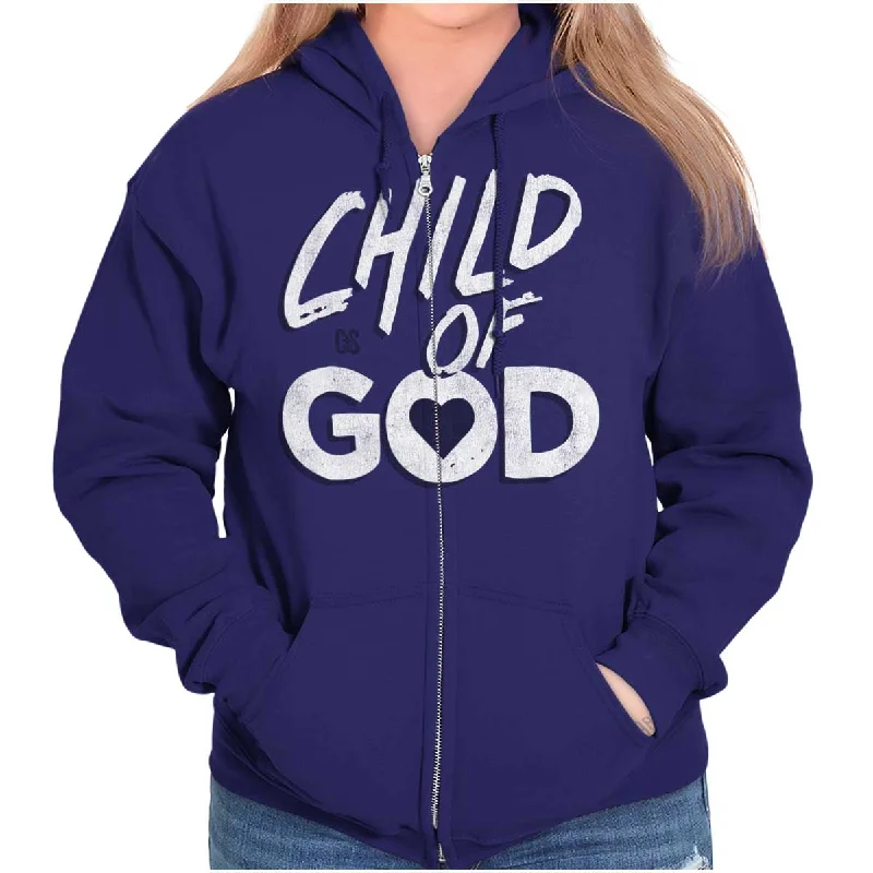 Child Of God Zip Hoodie