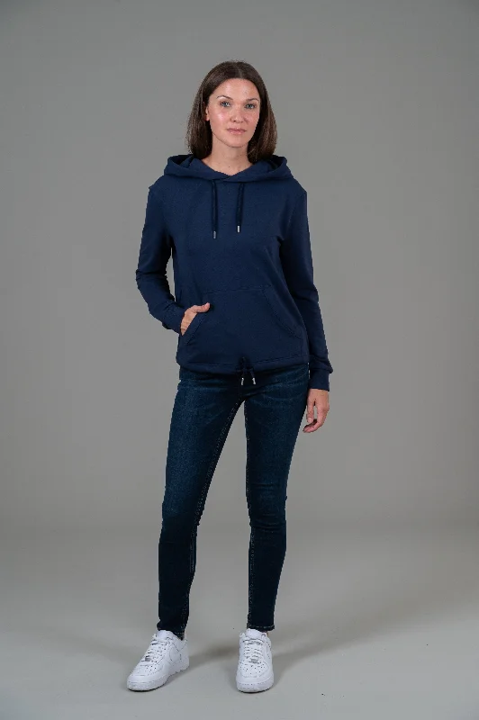 Simple Matching Cinna Navy Hoodie