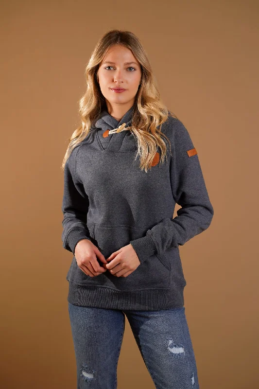 High Street Style Rhonda Navy Hoodie