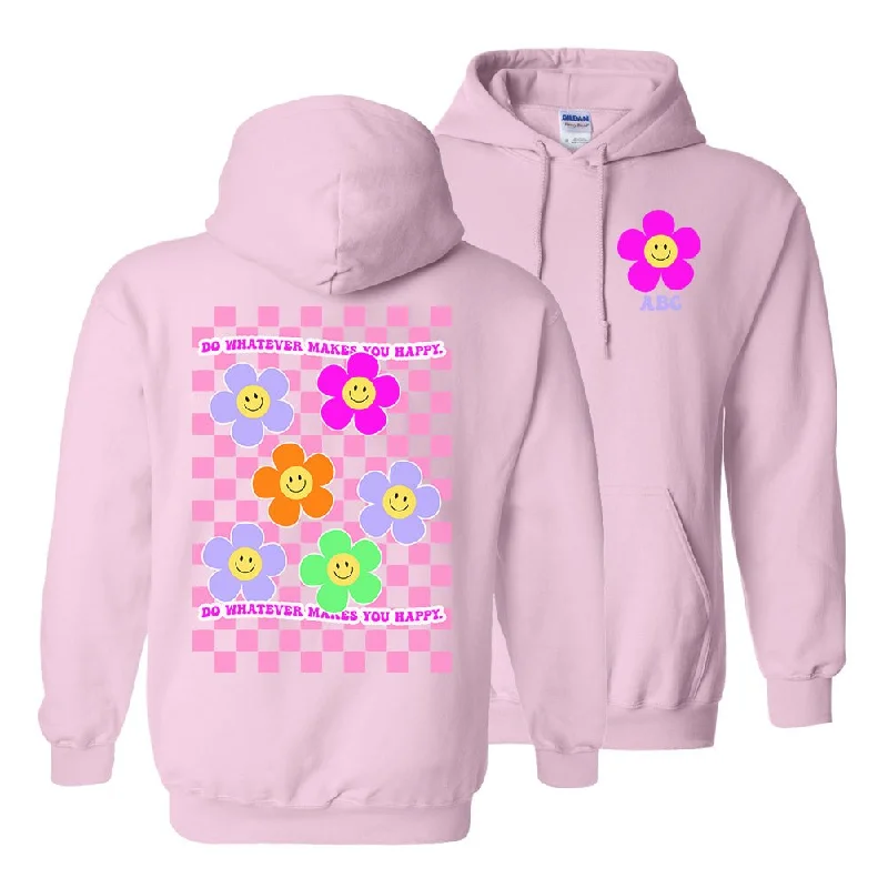 Urban Style Make It Yours™ 'Do Whatever Makes You Happy' Front & Back Hoodie