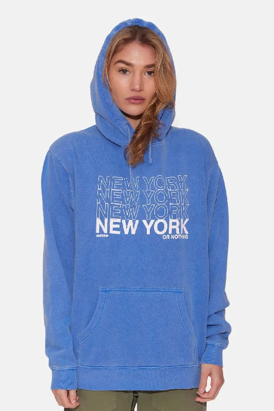 Women's NEW YORK or NOTHING Hoodie Royal